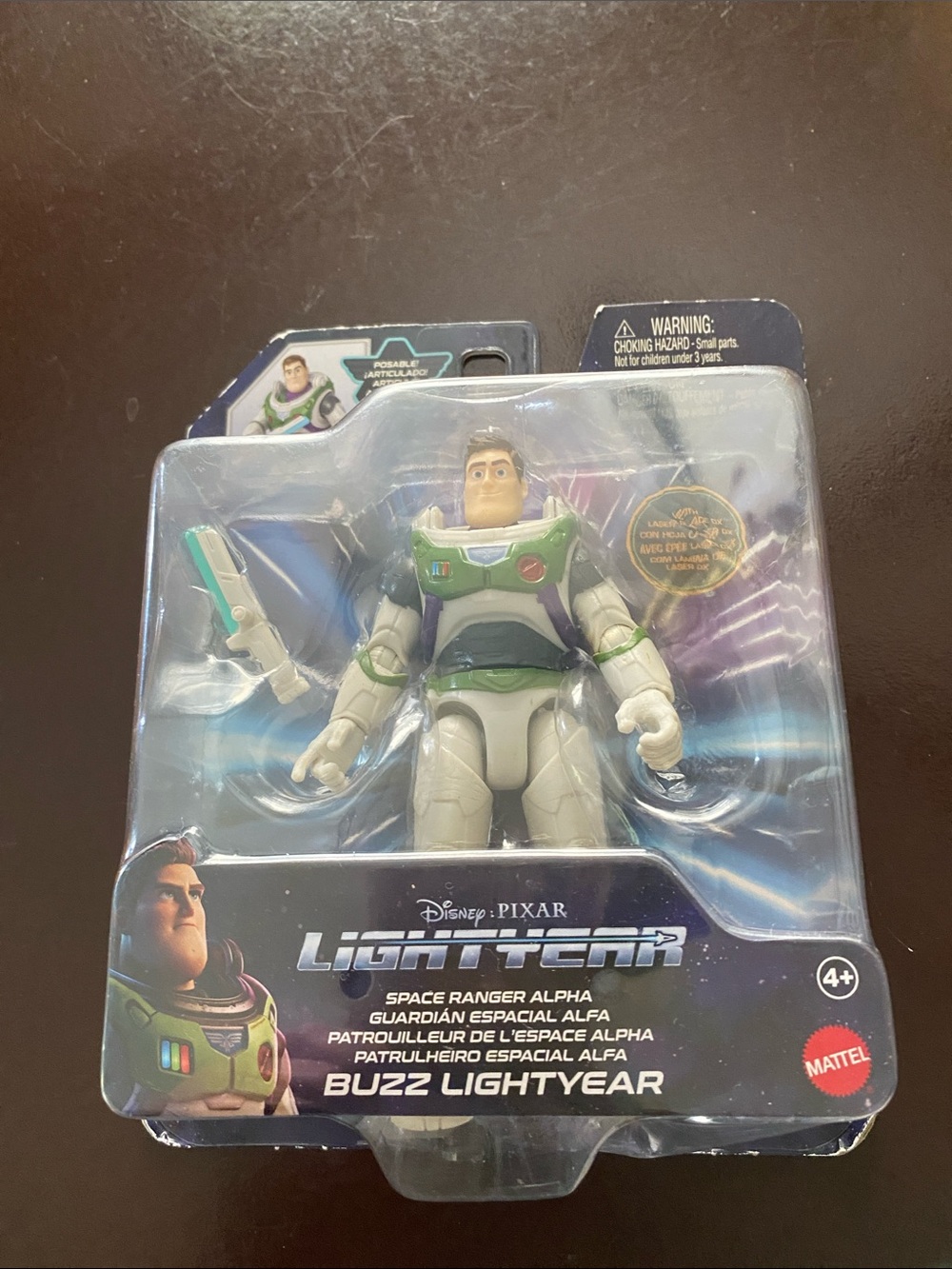 Mattel Buzz Lightyear Action Figure - White, Green & Purple Accents
